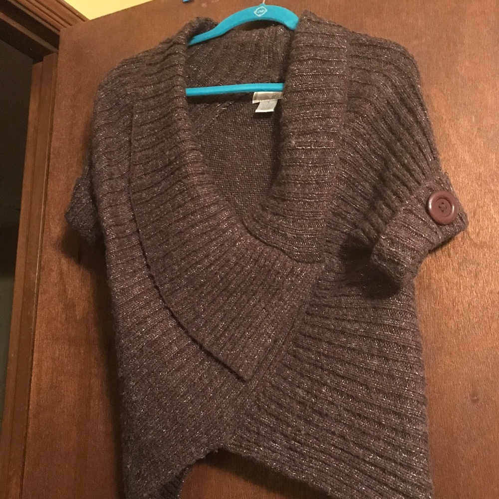 Unique Cut Tweed Sweater